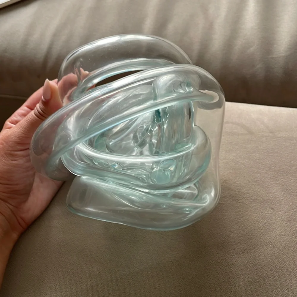 West elm glass knot